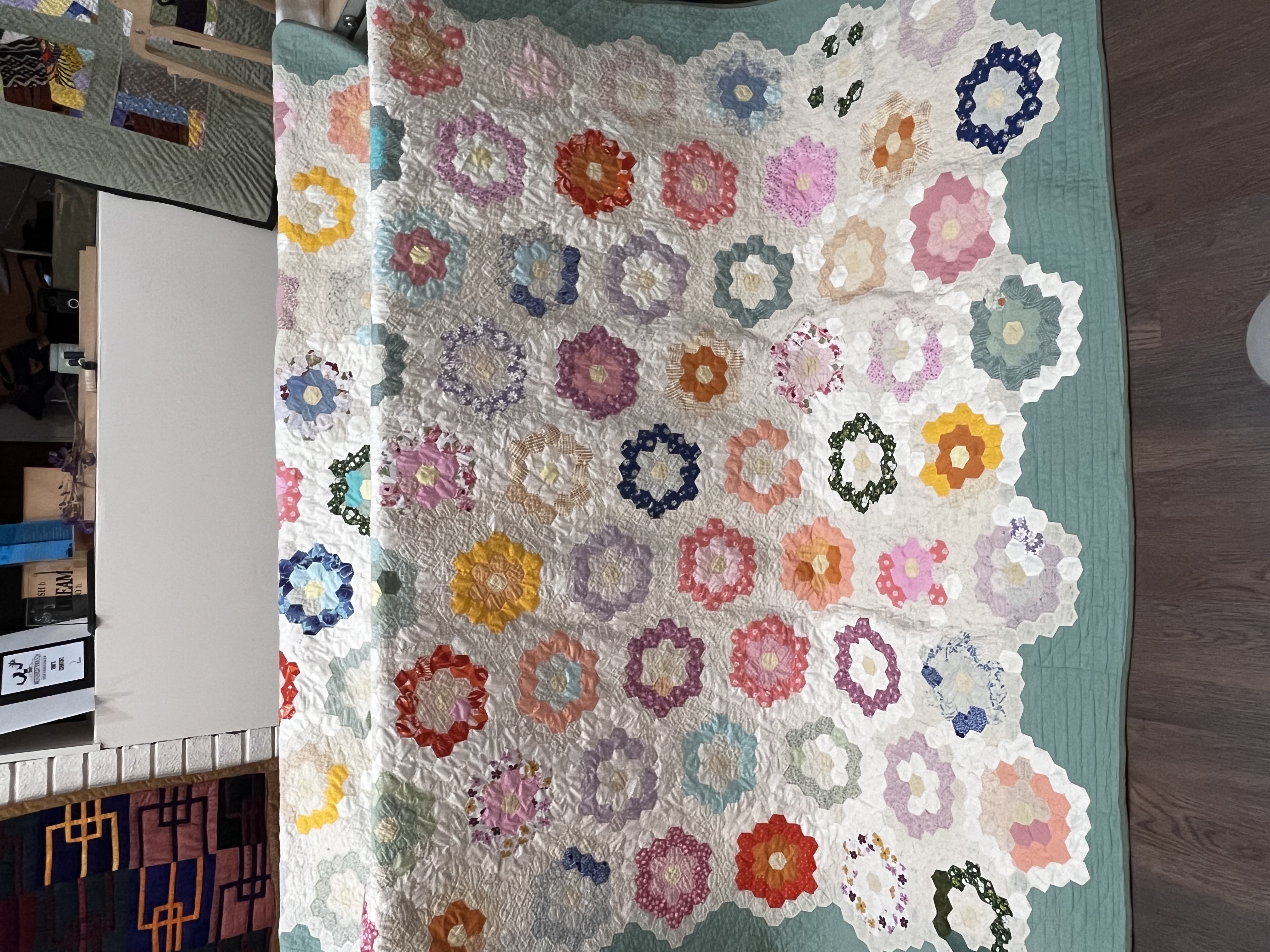 Restoration work — completed heirloom quilt